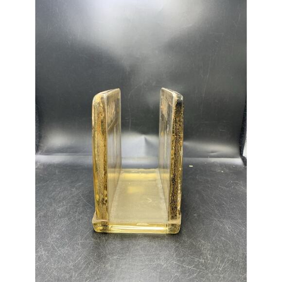 Vintage Lucite /Acrylic Napkin Holder With Encased Flowers And Seeds - Picture 2 of 7